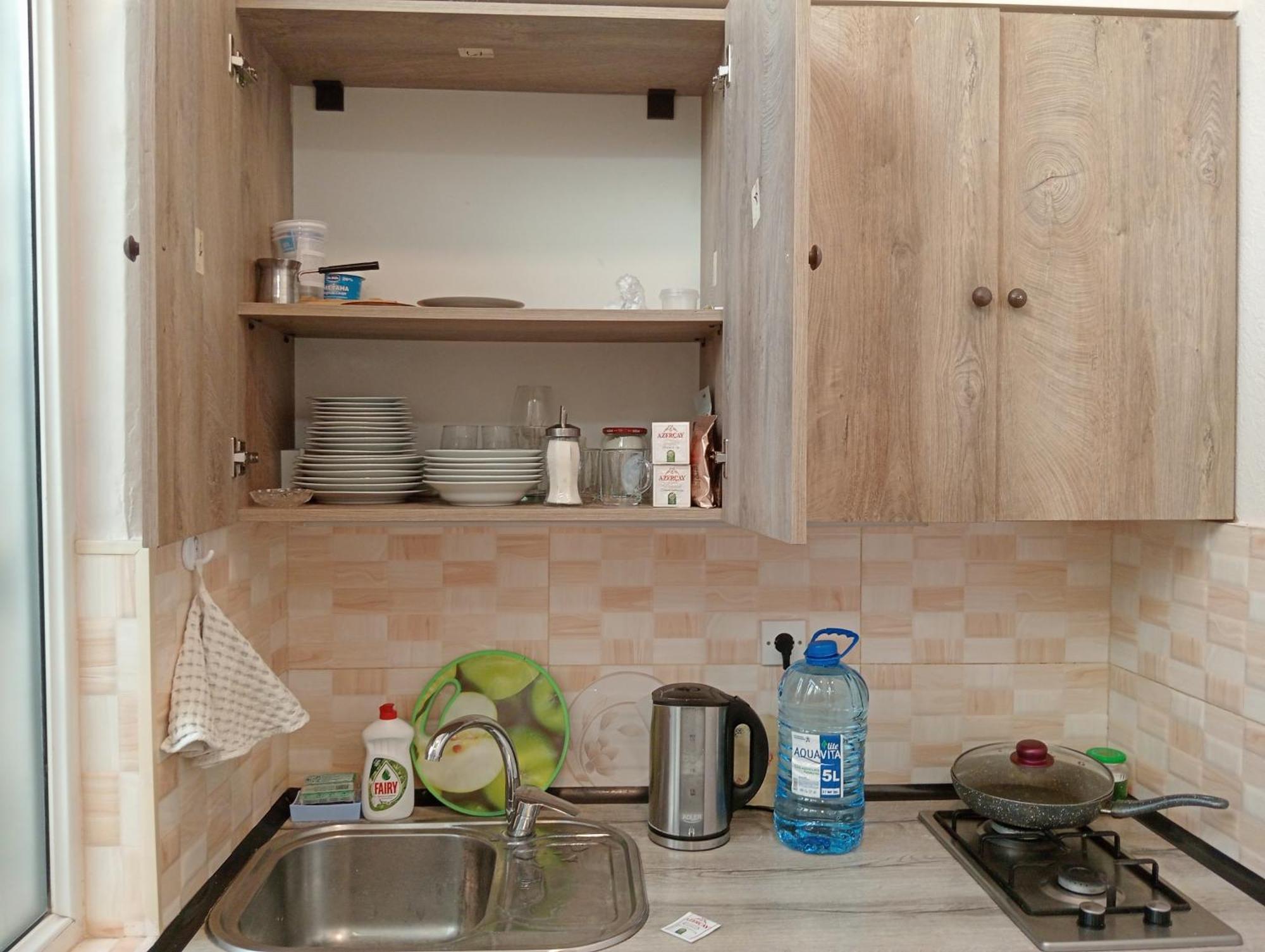 Apartment On The Delara Aliyeva Street บากู ภายนอก รูปภาพ